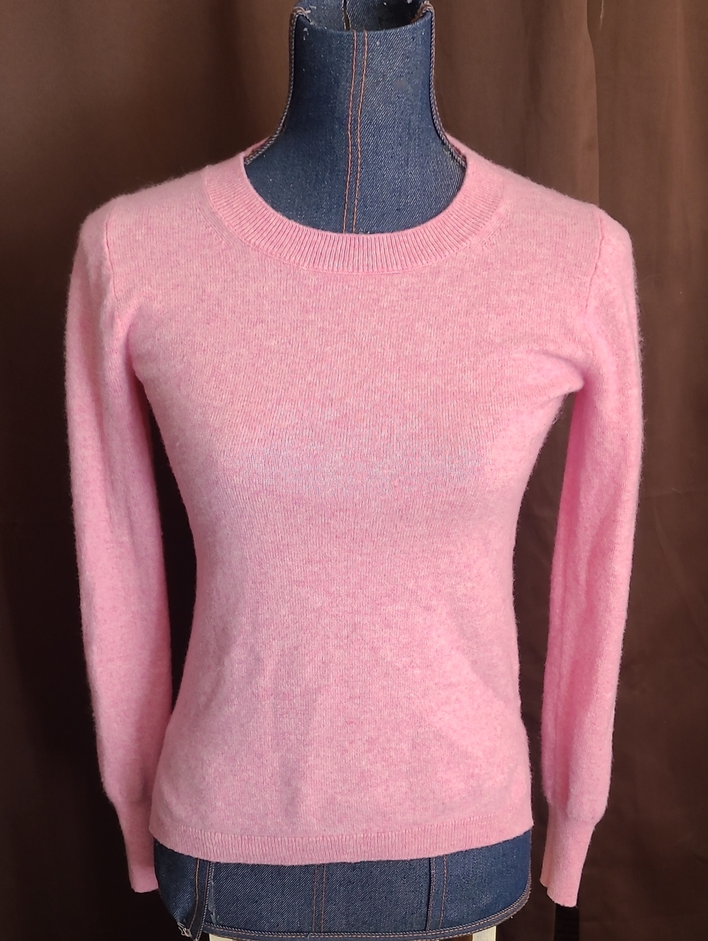 J. Crew Pale Pink Crewneck Sweater